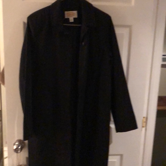 Talbots black overcoat - Picture 1 of 2